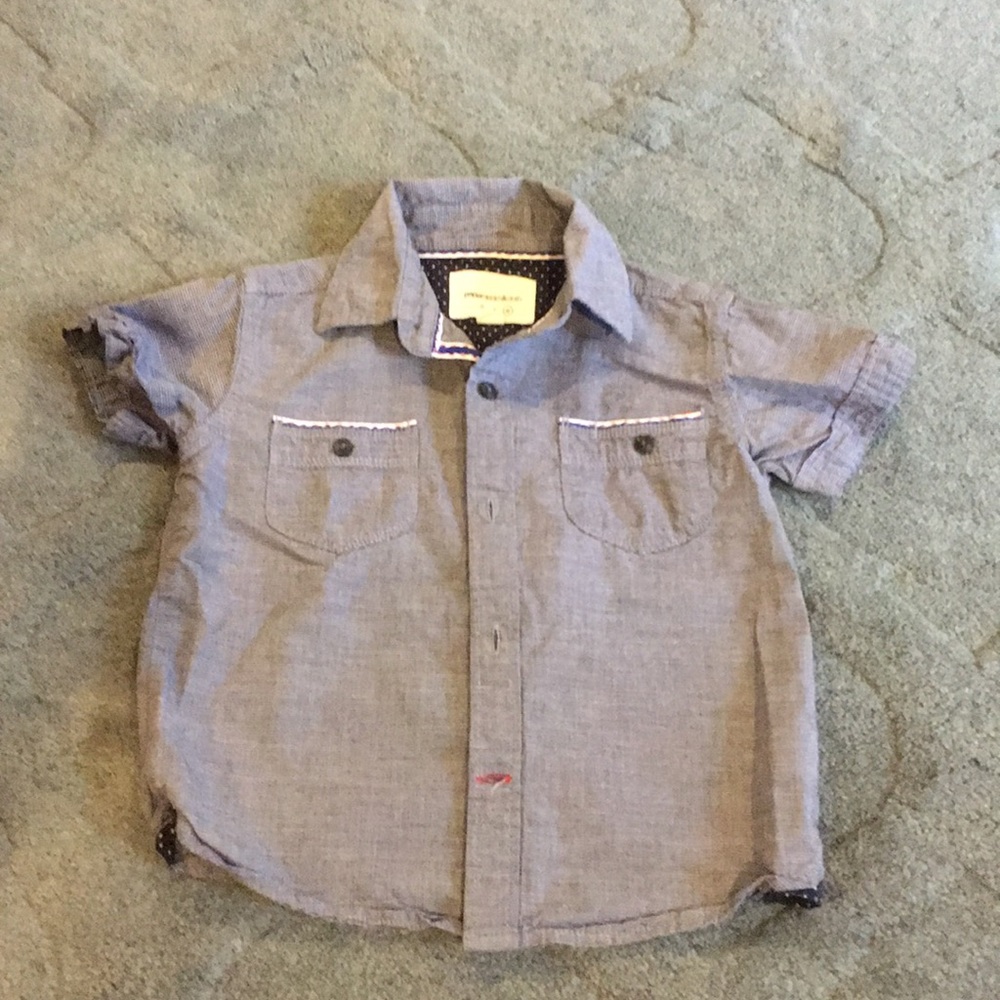 Boys short sleeve button down